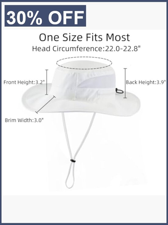 UPF 50+ Wide Brim Sun Hat for Women - Outdoor & Travel main image 4